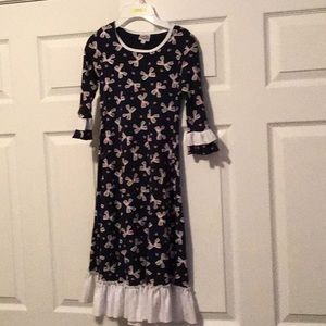Girls 3/4 sleeve dress